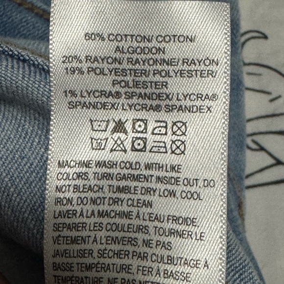 👏🏼Lucky Brand Mid Rise Skinny Jeans Women’s Size 8 / 29 Light Wash Denim - Picture 6 of 10